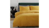 Habitat mustard cotton bedding set single, imported from the UK