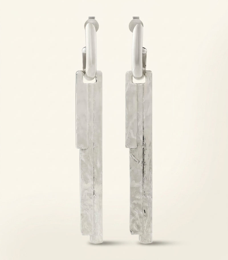 Givenchy tape drop earrings with engraved monogram - British product