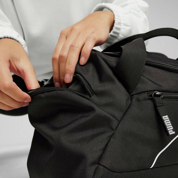 Puma Fundamental small duffel holdall in black (British brand)