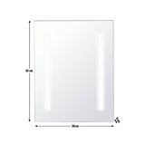Argos Home LED demister shaver mirror 50x40cm, imported from the UK