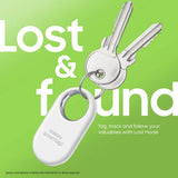 Samsung SmartTag2 white Bluetooth tracker, UK version