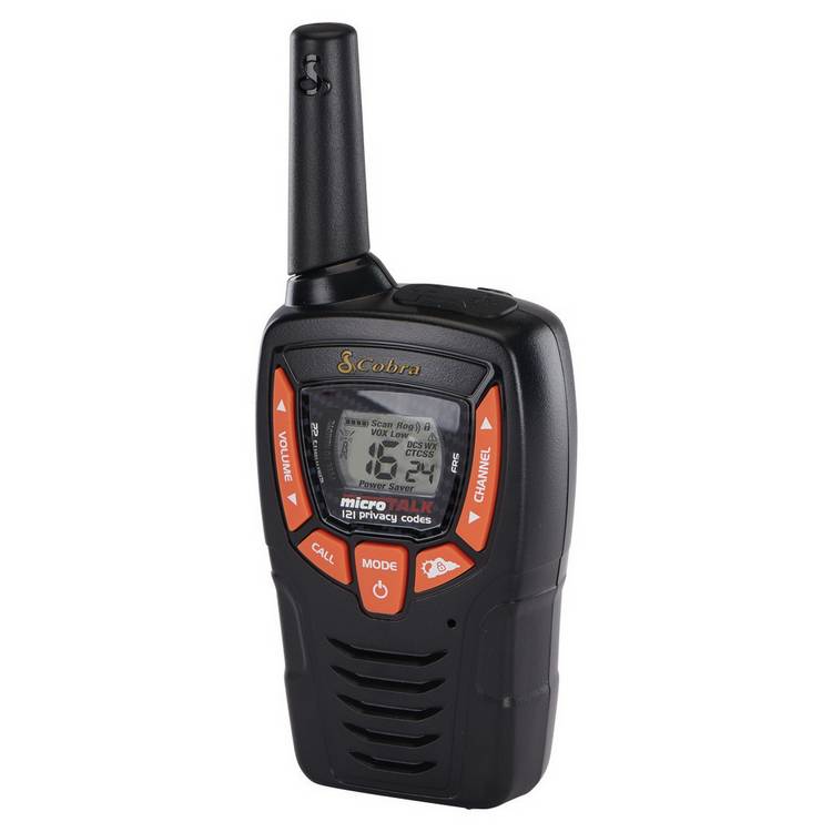 Cobra AM655 walkie talkie twin pack 8km range, UK version