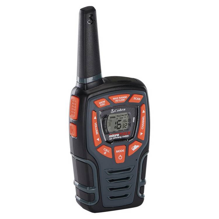 Cobra AM855 two-way walkie talkie twin pack, UK version