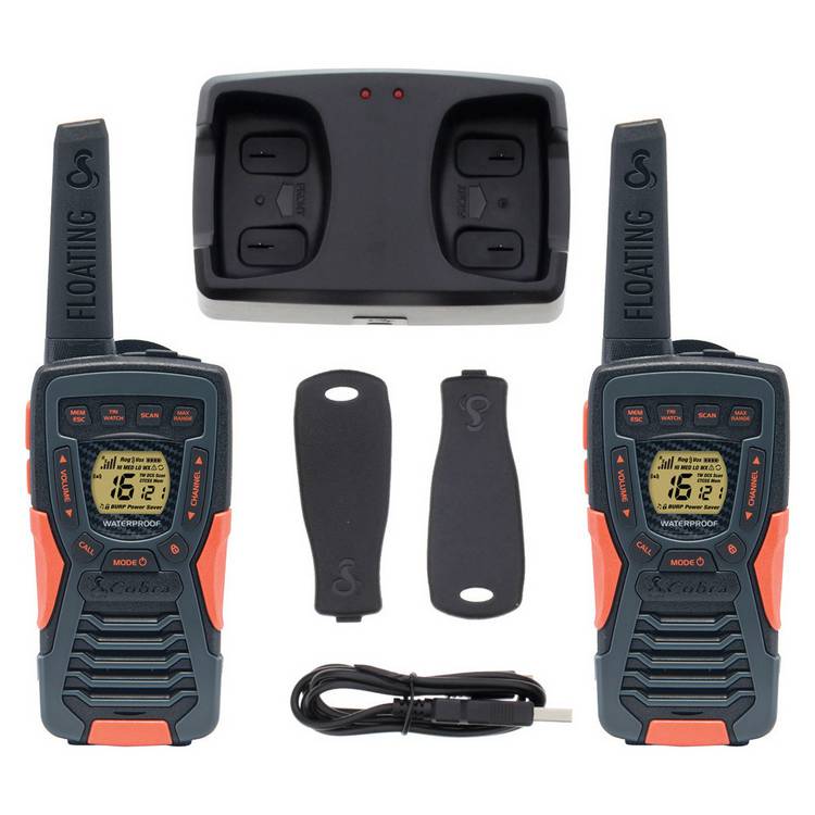 Cobra AM1055 floating walkie talkie 12km range, UK version