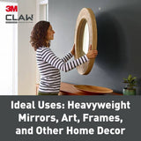 3M Claw plasterboard picture hanger 4 pack - British product