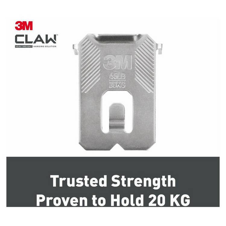 3M Claw plasterboard picture hanger 4 pack - British product