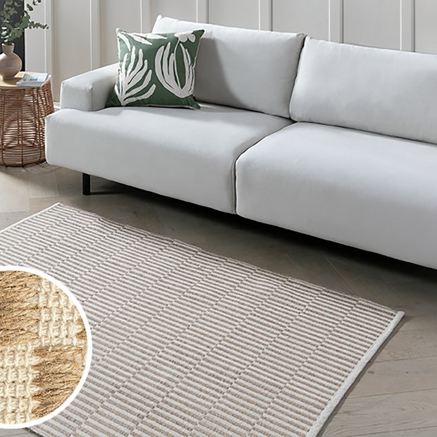 Habitat natural flatweave rug 120x170 - British product
