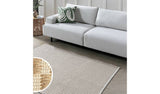 Argos Habitat Modern Country Block Natural Flatweave Rug 120x170cm- Buy online at McGrocer