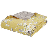 Catherine Lansfield Canterbury bedspread ochre king size - British product