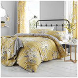 Catherine Lansfield Canterbury bedspread ochre king size - British product