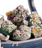 Lladró porcelain Gondola of Love ornament, UK version