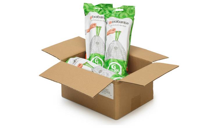 Brabantia bin liners 30L pack of 120, imported from the UK