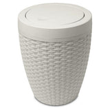 Addis rattan bathroom bin cream 5L, UK version