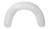 Purflo Breathe firm pregnancy pillow in grey (British brand)