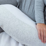 Purflo Breathe firm pregnancy pillow in grey (British brand)