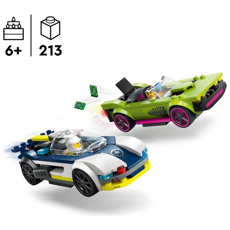 LEGO City Police Car Muscle Car Chase toy set (British brand)