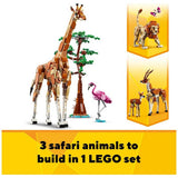 LEGO Creator 3in1 Wild Safari Animals set 780 pieces (British brand)
