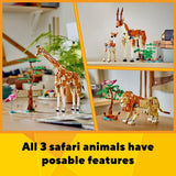 LEGO Creator 3in1 Wild Safari Animals set 780 pieces (British brand)
