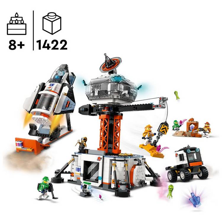 LEGO Space Base Rocket Launchpad playset 1422 pieces UK version