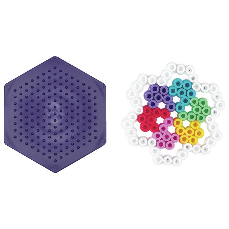 Hama 4K beads craft set with 3 pegboards - British product