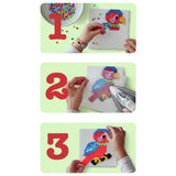 Hama 4K beads craft set with 3 pegboards - British product