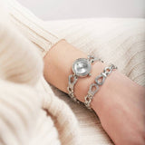 Limit silver plated watch and bracelet set, imported from the UK