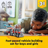 LEGO Creator 3in1 Flatbed Truck and Helicopter building set, imported from the UK