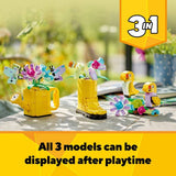 LEGO 3in1 flowers in watering can building set 420 pieces, UK version