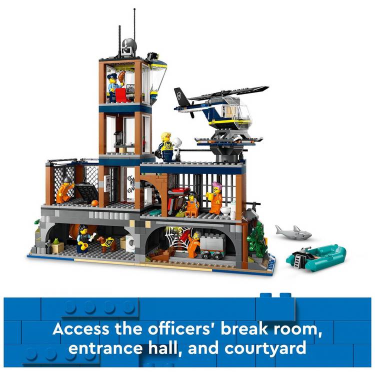 LEGO City Police Prison Island building set 60419, UK version