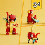 LEGO Creator Red Dragon 3in1 toy 149 pieces, imported from the UK