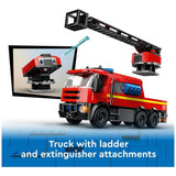 LEGO City Fire Station playset with fire engine 60414 - British product