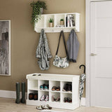 GFW wall rack white 92cm, imported from the UK