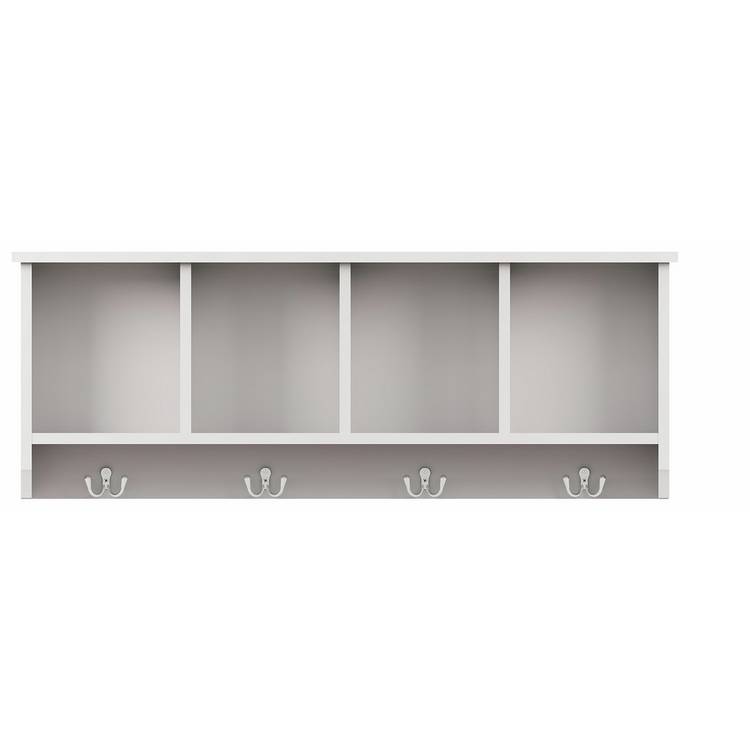 GFW wall rack white 92cm, imported from the UK