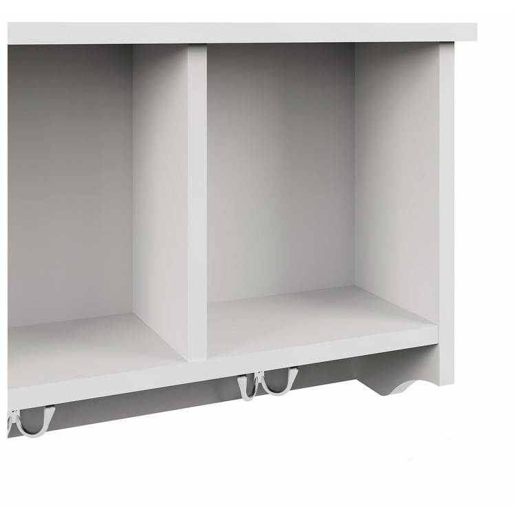 GFW wall rack white 92cm, imported from the UK