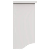 GFW wall rack white 92cm, imported from the UK