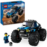 LEGO City blue monster truck building set, UK version