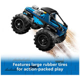 LEGO City blue monster truck building set, UK version