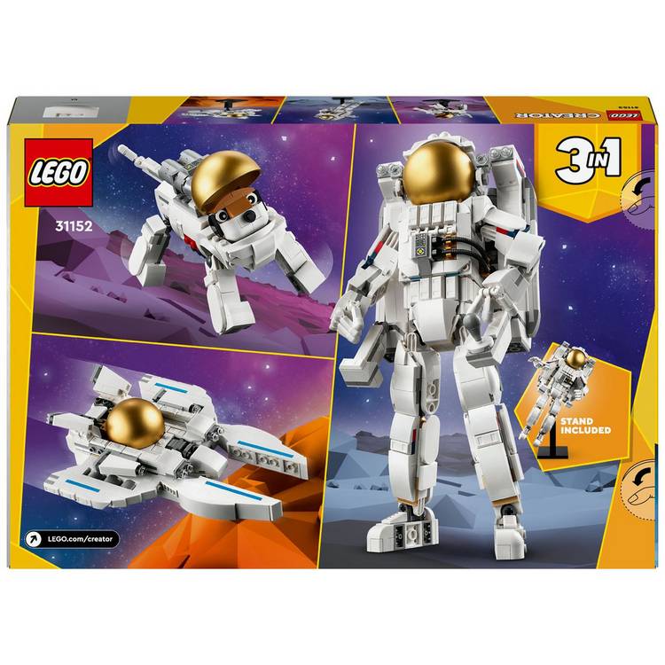 LEGO building toy Space Astronaut 647 pieces, imported from the UK