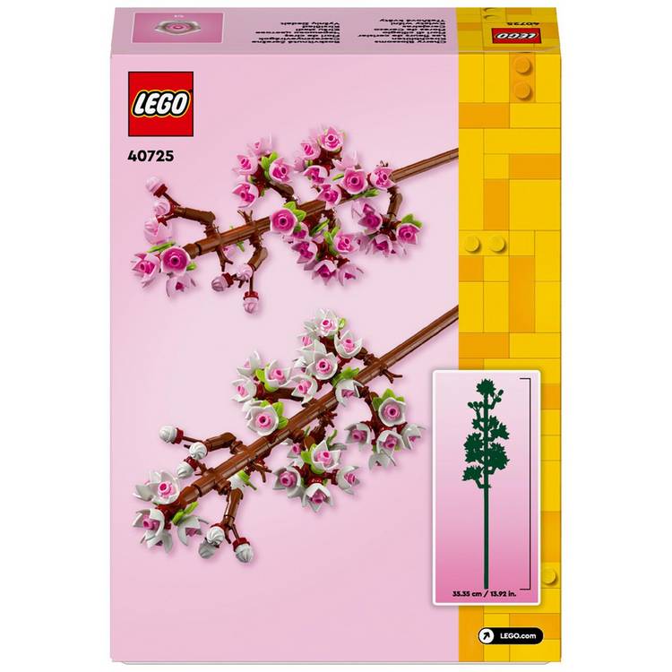 LEGO Cherry Blossoms fake flowers decor set with 430 pieces, imported from the UK