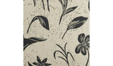 Habitat floral reverse print cushion charcoal 43x43cm - British product