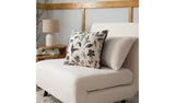 Argos Habitat Floral Reverse Print Cushion Charcoal 43x43cm- Buy online at McGrocer