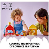 LEGO DUPLO daily routines eating bedtime toy 10414 (British brand)