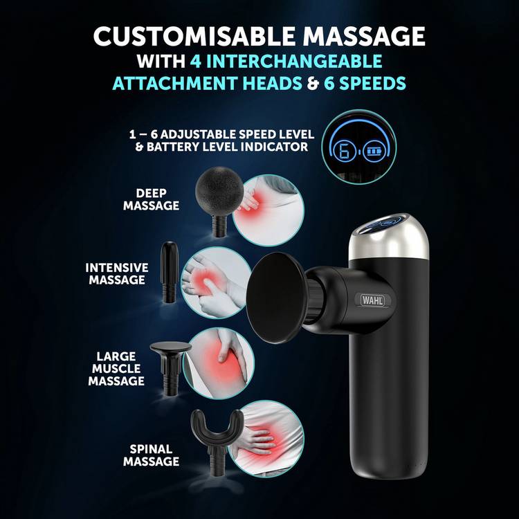 Wahl Mini Cordless Massage Gun, UK version