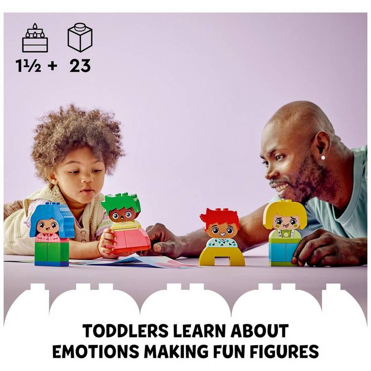 LEGO DUPLO My First Big Feelings emotions toy 10415, imported from the UK