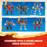 LEGO NINJAGO Kai's Elemental Fire Mech building set 322 pieces, imported from the UK