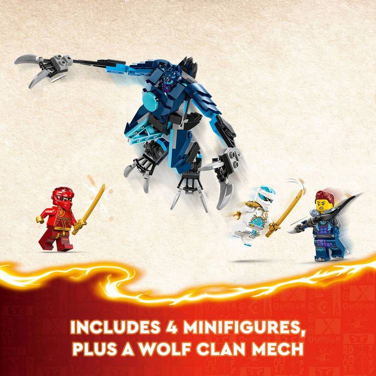 LEGO NINJAGO Kai's Elemental Fire Mech building set 322 pieces, imported from the UK