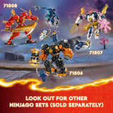LEGO NINJAGO Kai's Elemental Fire Mech building set 322 pieces, imported from the UK