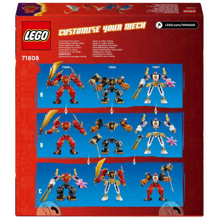 LEGO NINJAGO Kai's Elemental Fire Mech building set 322 pieces, imported from the UK