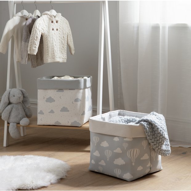 Argos Home pack of 2 grey storage bags 30cm, imported from the UK