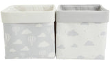 Argos Home pack of 2 grey storage bags 30cm, imported from the UK